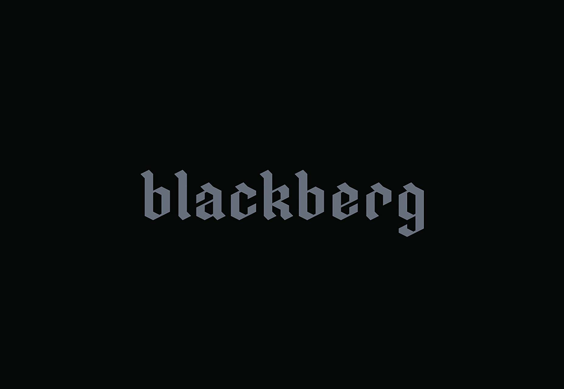 free font blackberg