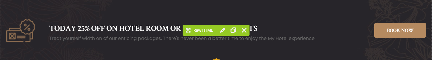 raw html